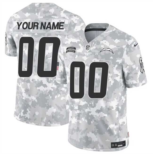 Men's Los Angeles Chargers Active Player Custom 2024 F.U.S.E Arctic Camo Salute To Service Limited Stitched Football Jersey,We sell and wholesale Men's Los Angeles Chargers Active Player Custom 2024 F.U.S.E Arctic Camo Salute To Service Limited Stitched Football Jersey on line form chian!